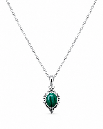 Malachite Necklace Iris