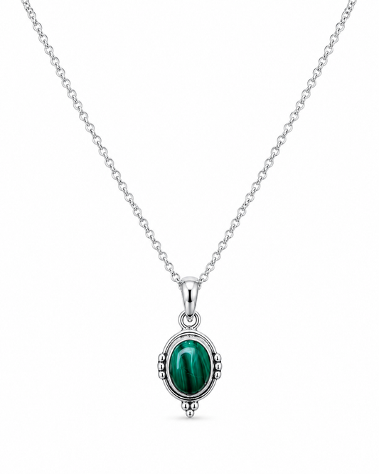 Malachite Necklace Iris