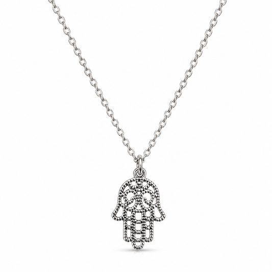 Hamsa Hand Necklace Aliza