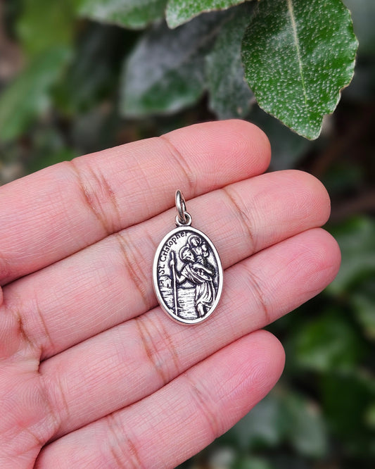 Saint Christopher Pendant Oval