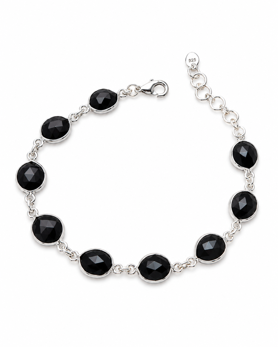 Zilveren Onyx Armband Nishta