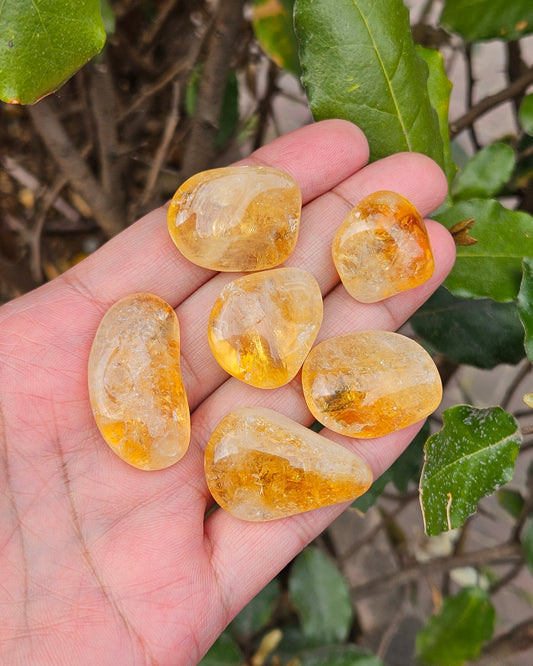 Citrine Tumbled Stone Deva