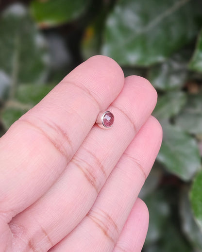 Pink Tourmaline Stud Earring Mpenzi