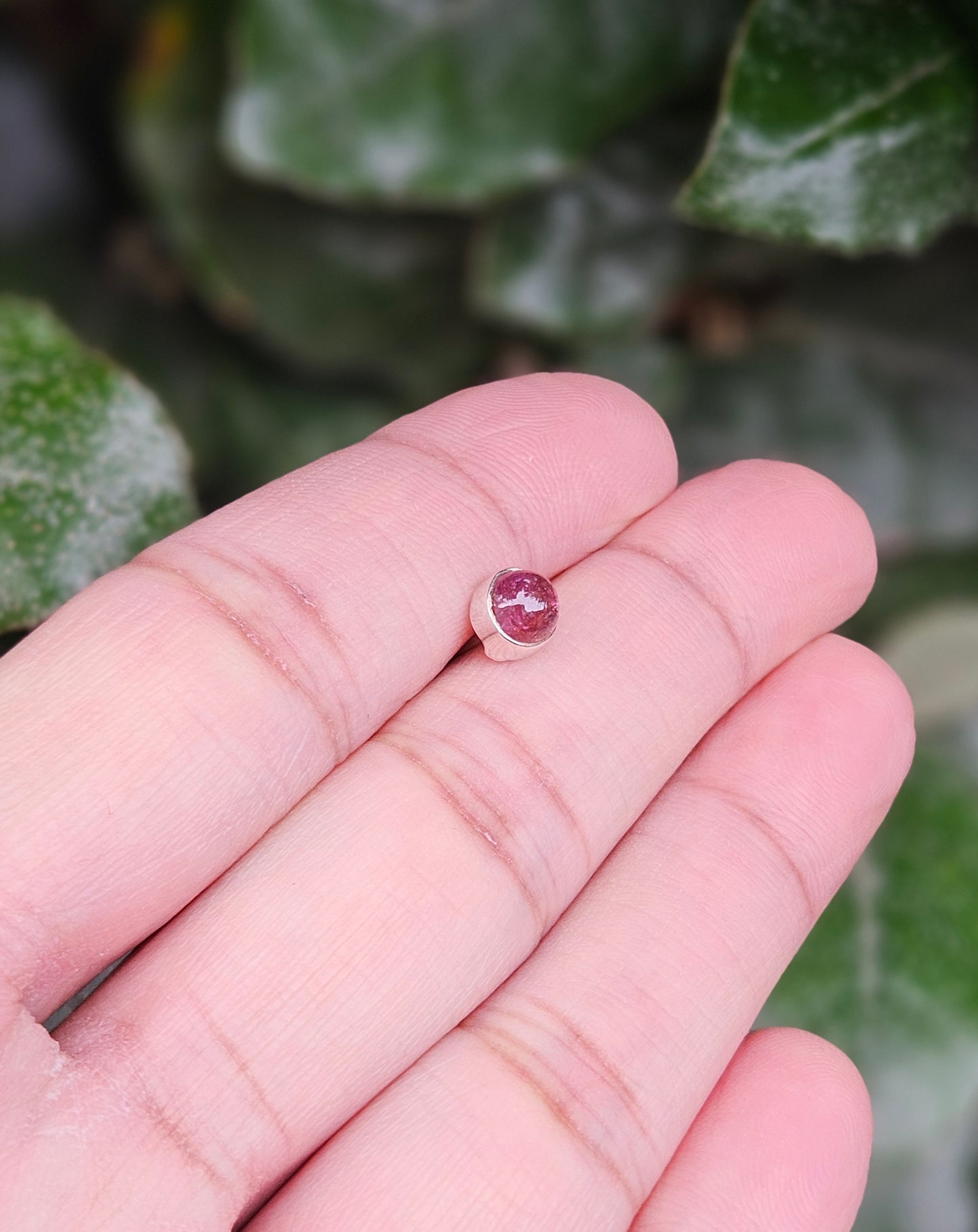 Pink Tourmaline Stud Earring Turamali