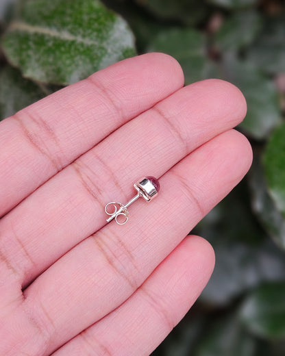 Pink Tourmaline Stud Earring Turamali