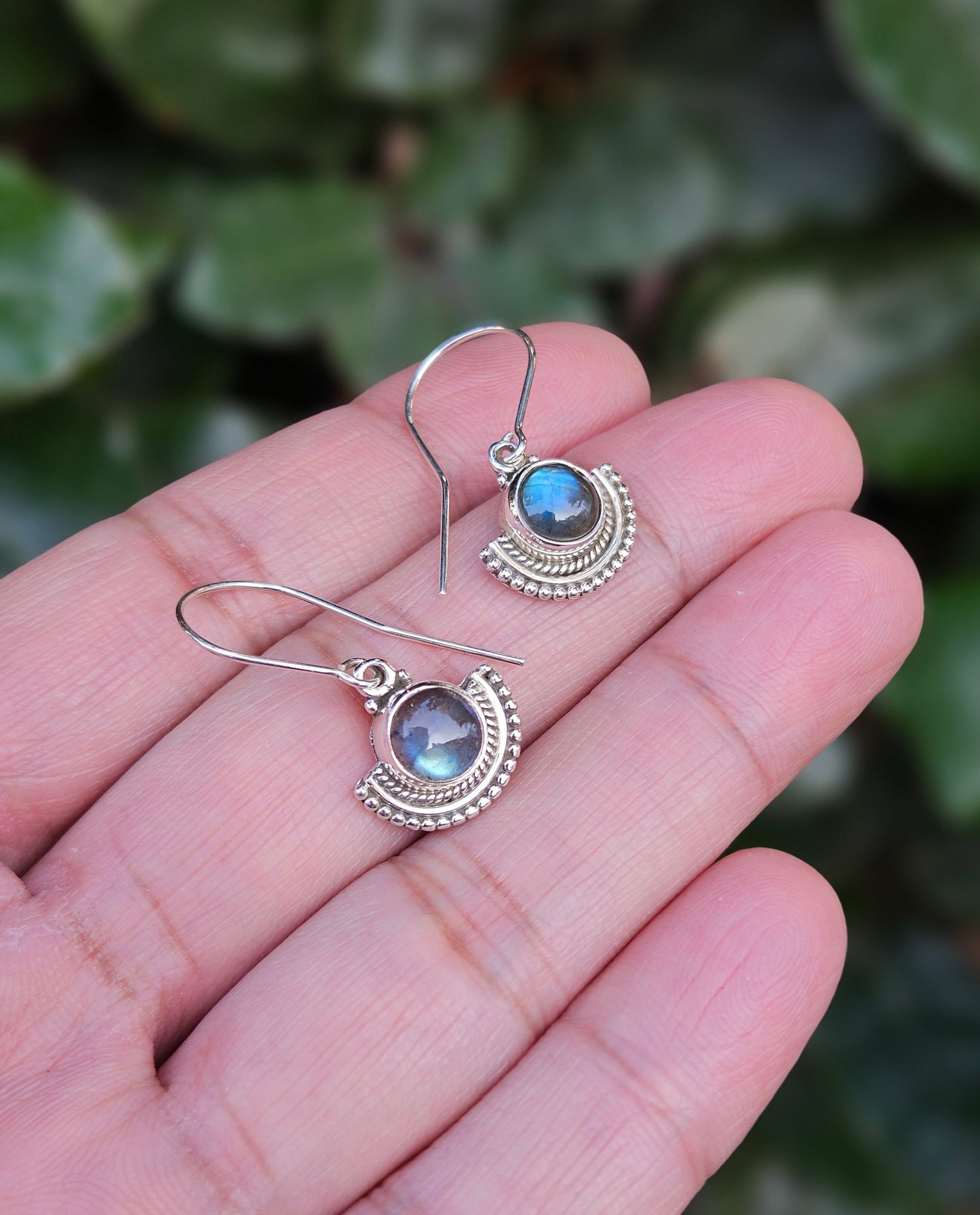 Labradorite Earrings Protector