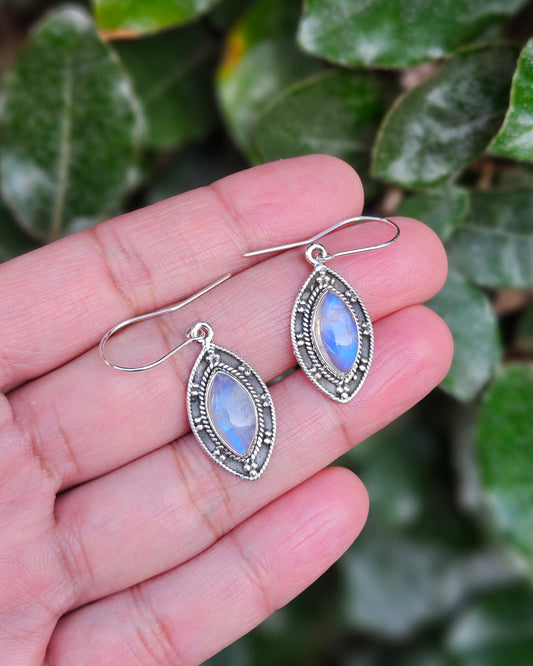 Moonstone Earrings Femme