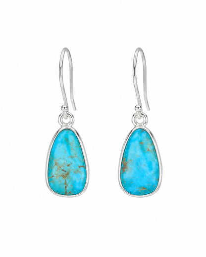 Turquoise Oorhangers Takoizu