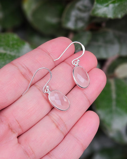 Rose Quartz Earrings Rozu