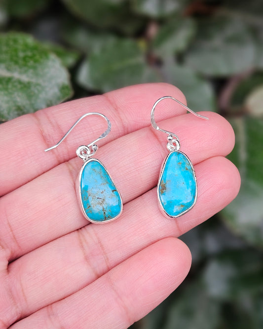 Turquoise Oorhangers Taakoizu