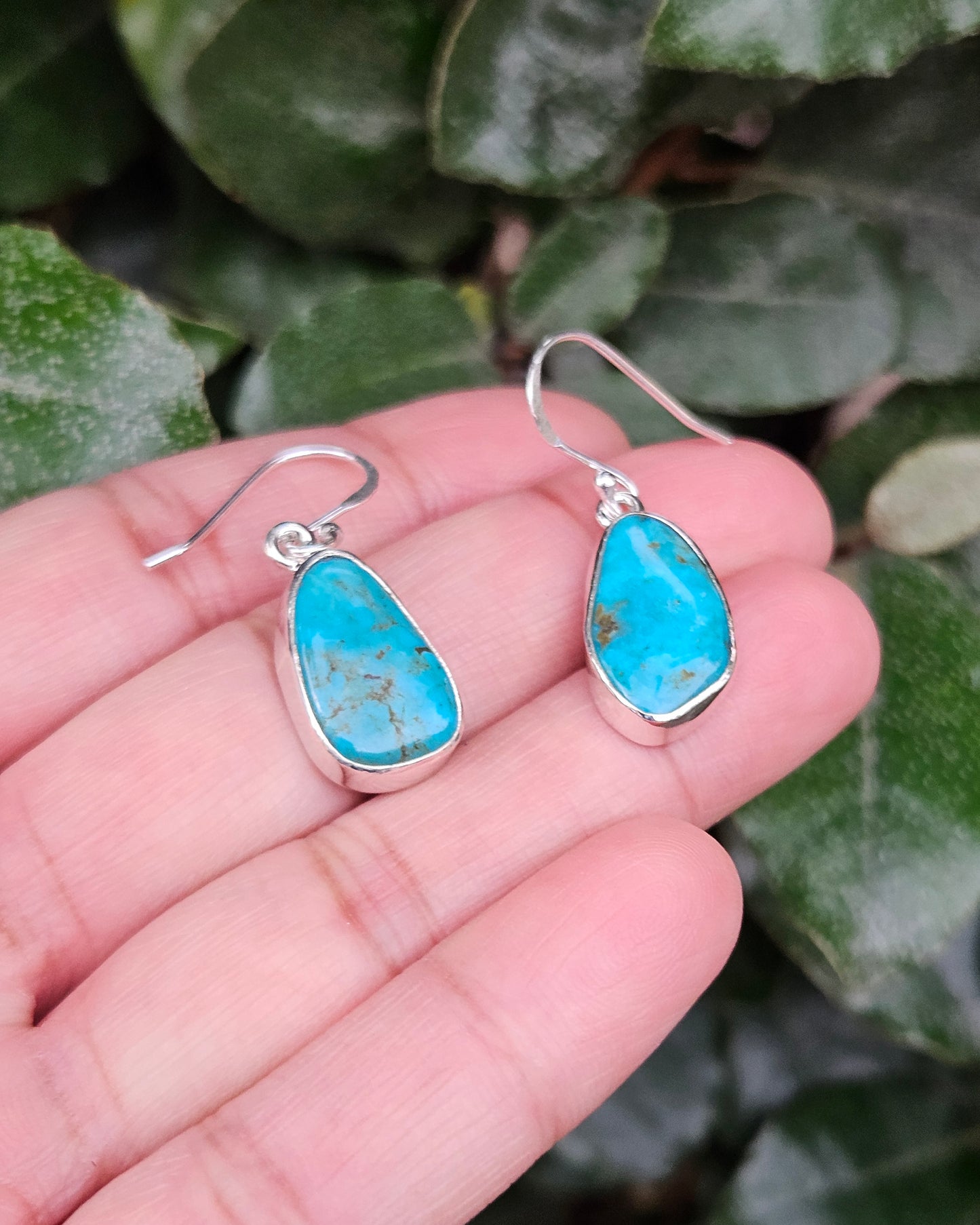 Turquoise Oorhangers Taakoizu