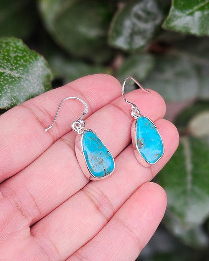 Turquoise Oorhangers Taakoizu