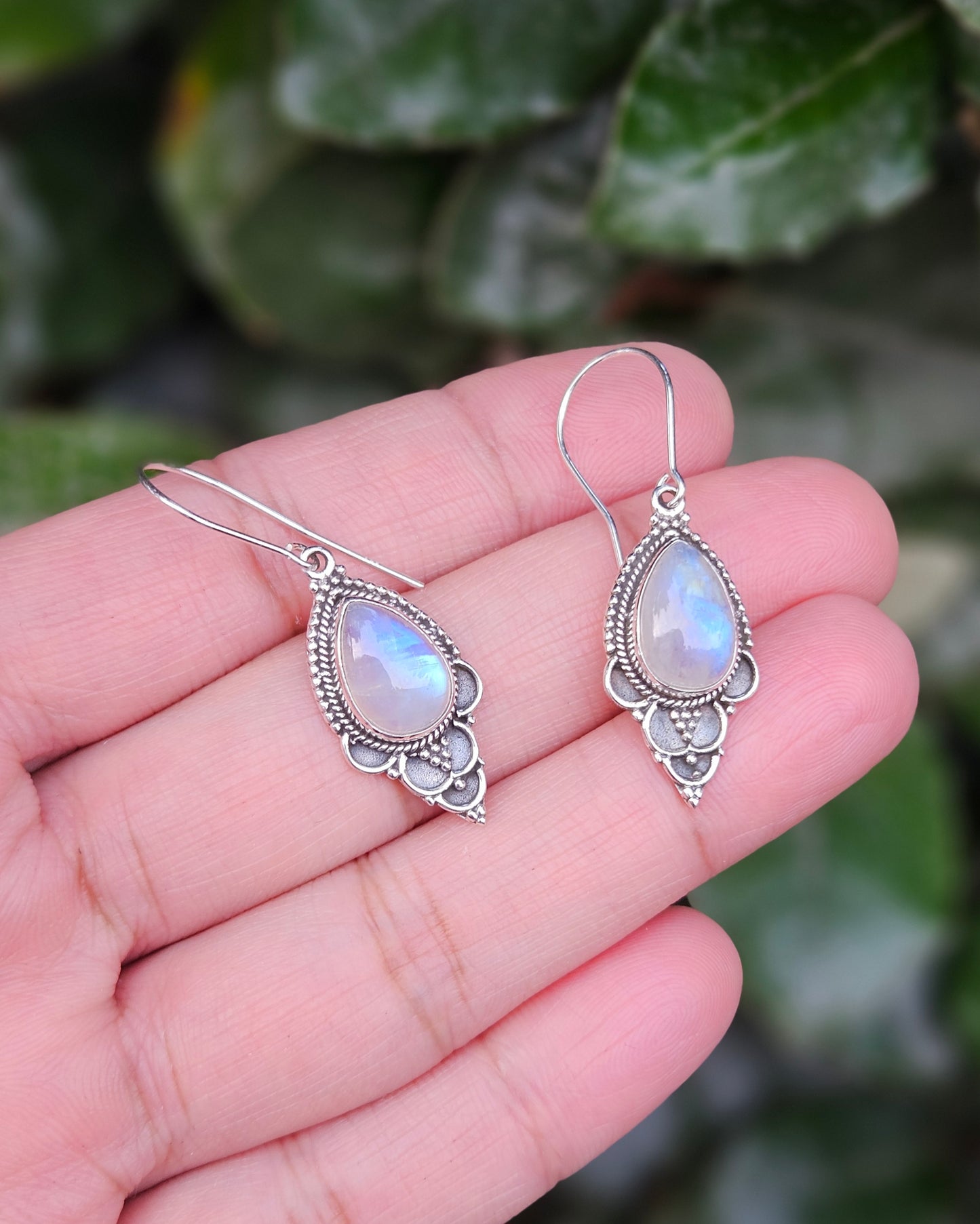 Moonstone Earrings Gekka