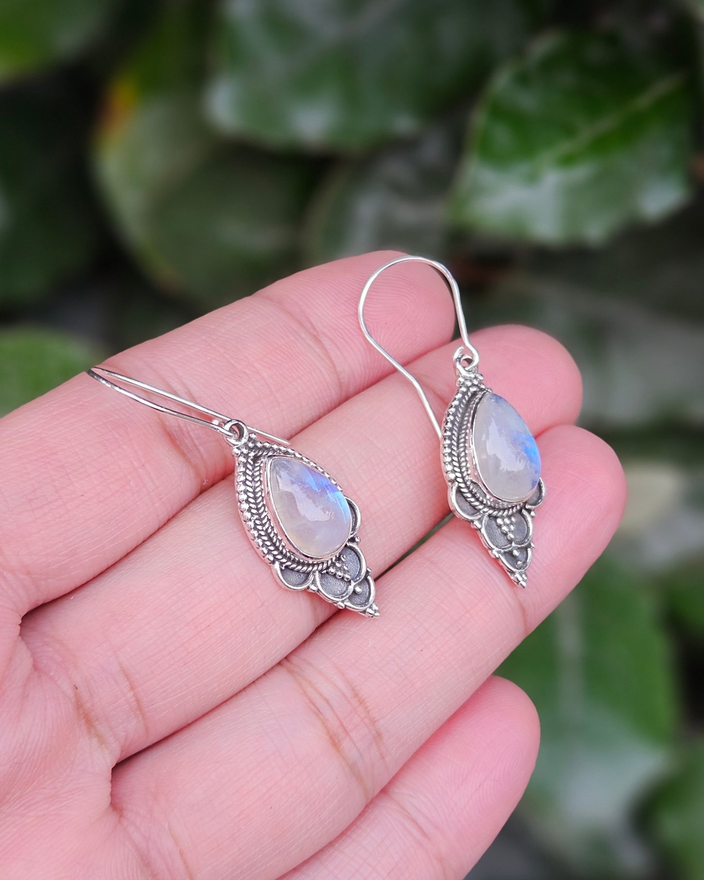 Moonstone Earrings Gekka