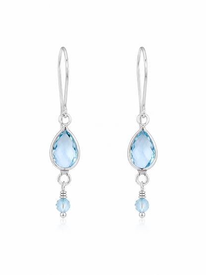 Blue Topaz Earrings Darya