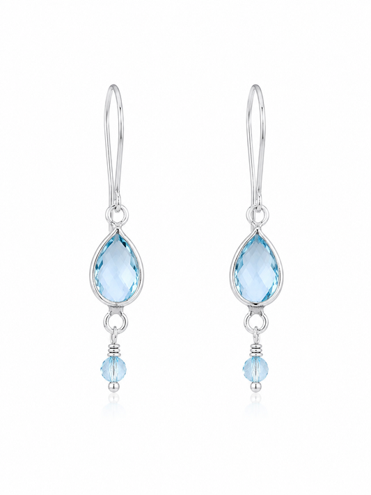 Blue Topaz Earrings Darya
