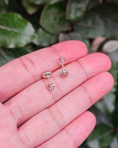 Maansteen Oorknoppen Peach