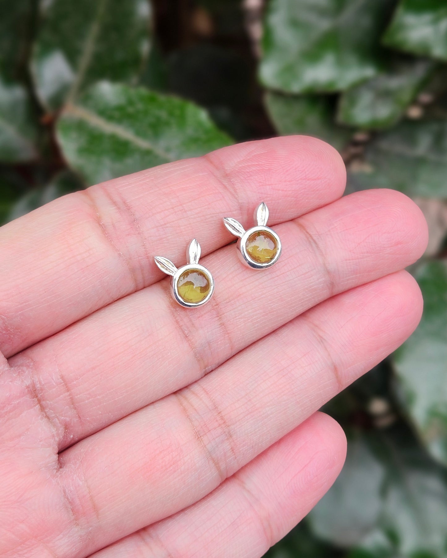 Peridot Stud Earrings Lina