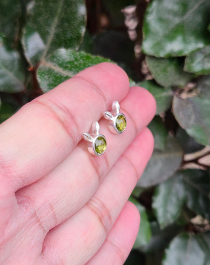 Peridot Stud Earrings Lina