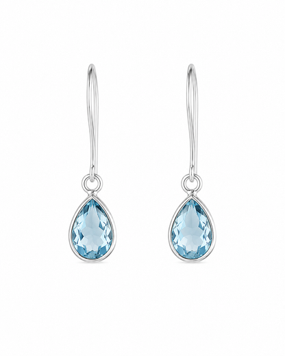 Blue Topaz Earrings Rauha
