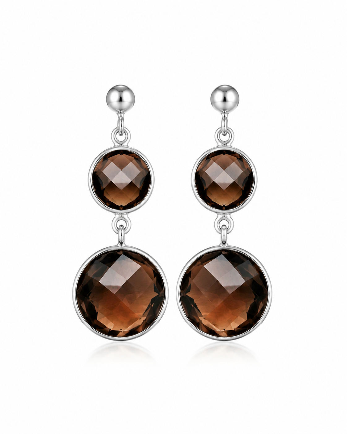 Smoky Quartz Earrings Amina