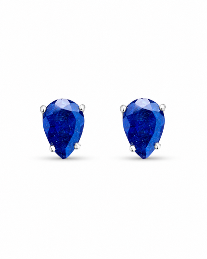 Blauw Saffier Oorknoppen Ariadne