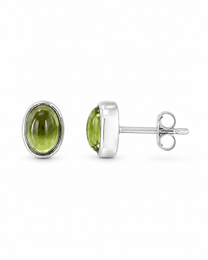 Peridot Stud Earrings Agapi