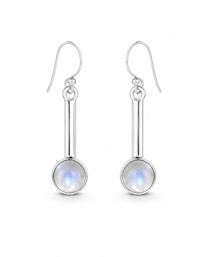 Moonstone Earrings Tsuki
