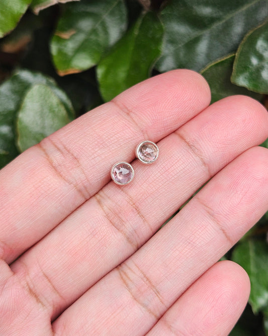 Tourmaline Earrings Light Pink Rixt