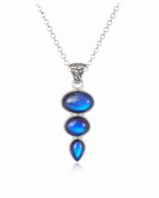 Labradorite Necklace Azizi