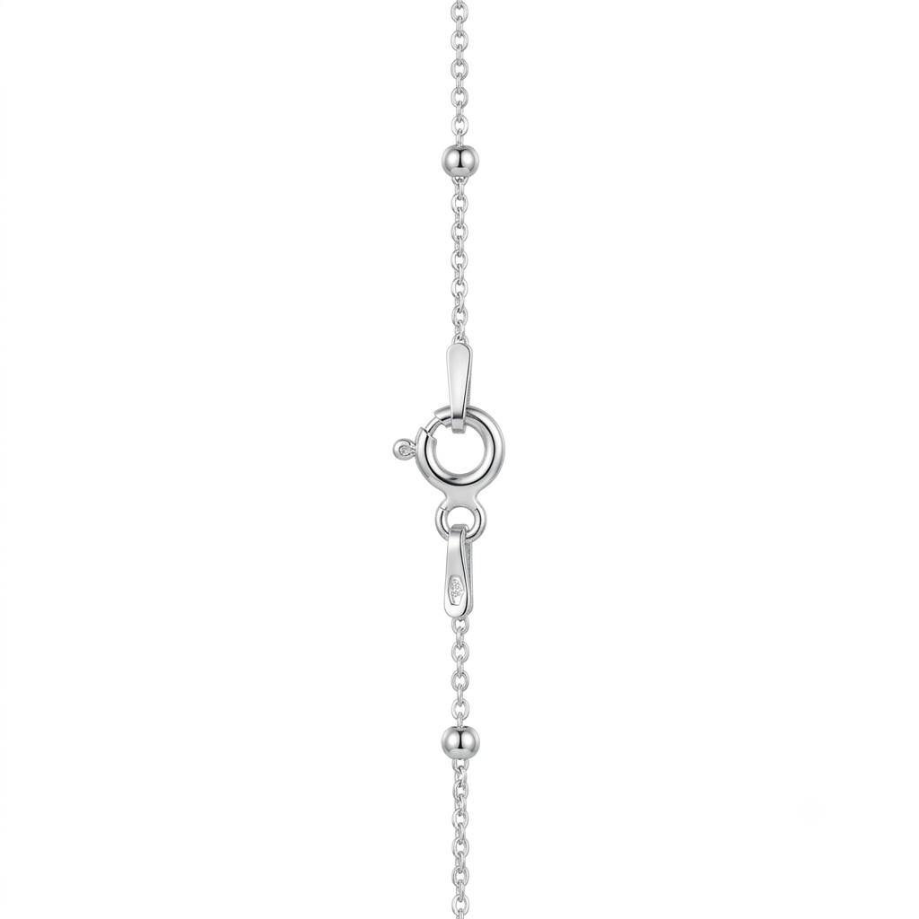 Silver ball necklace 42cm. 45cm, 50cm