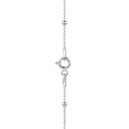 Silver ball necklace 42cm. 45cm, 50cm