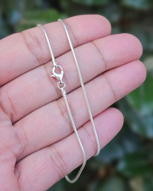 Zilveren Slangenketting Eden