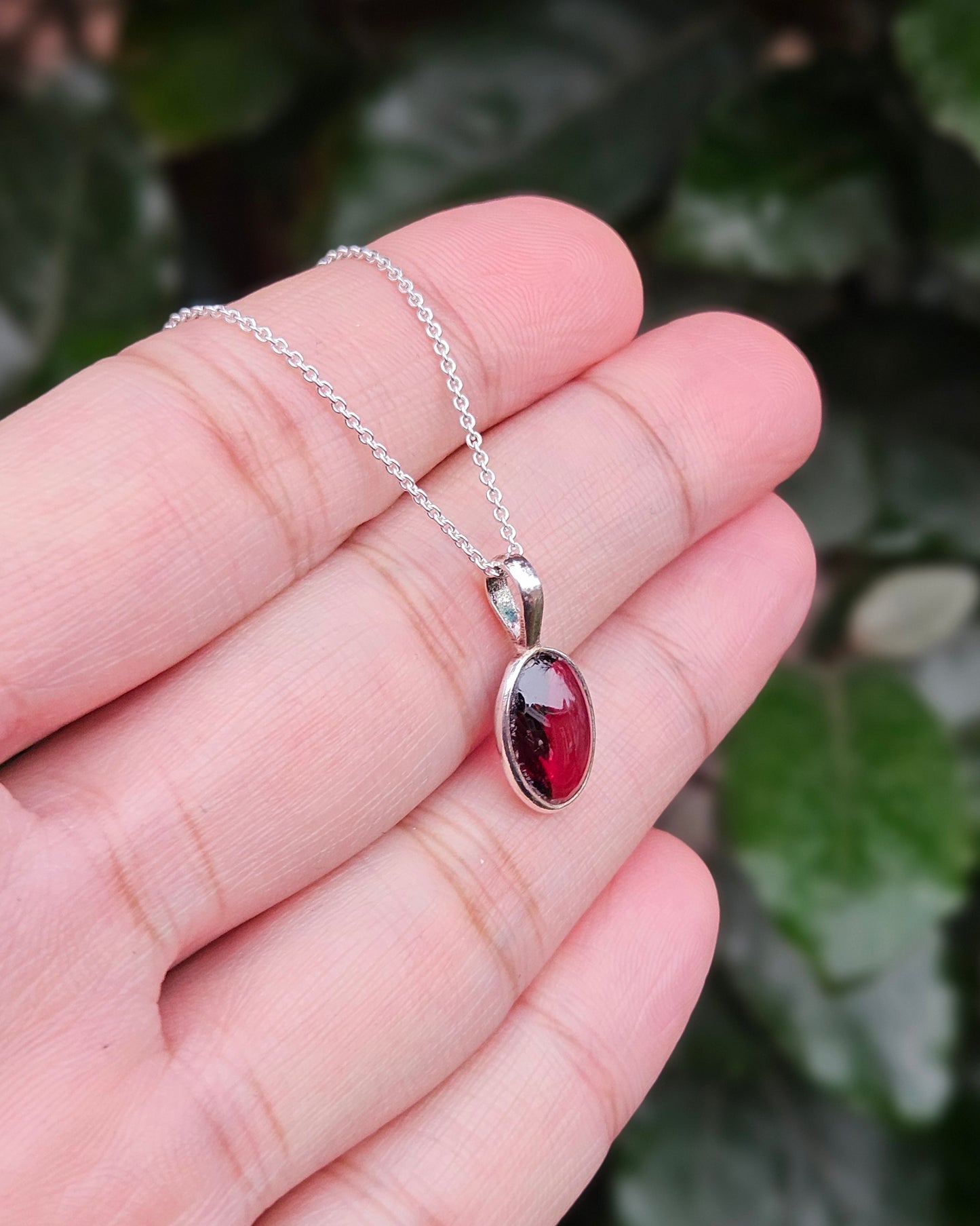 Granaat Ketting Mathilde