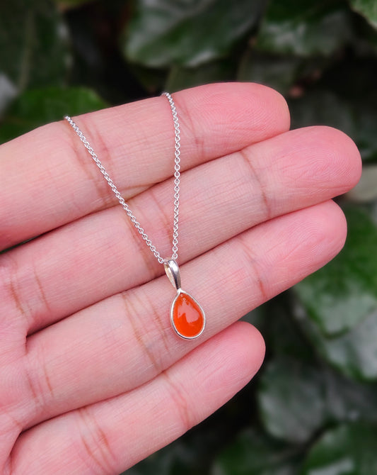 Carnelian Necklace Aries