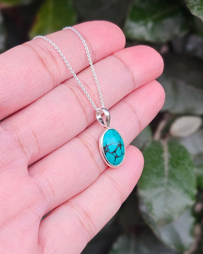 Turquoise Ketting Perouze