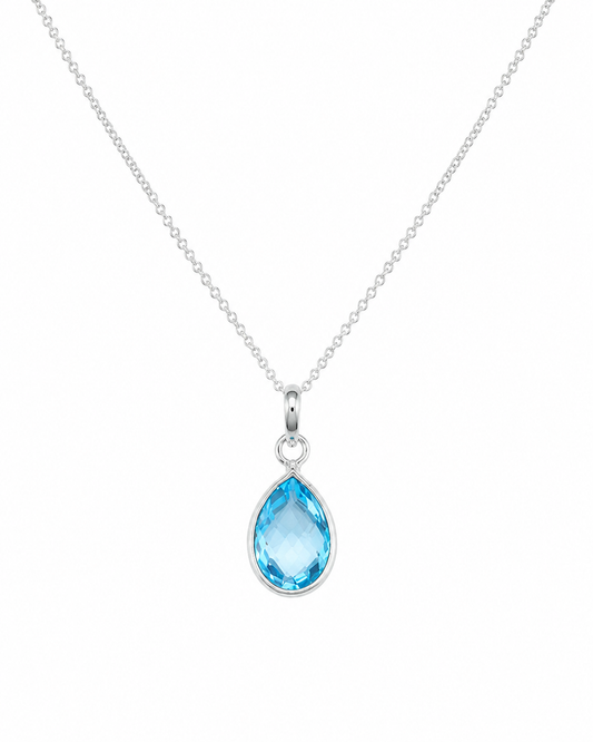 Blue Topaz Necklace Sumire