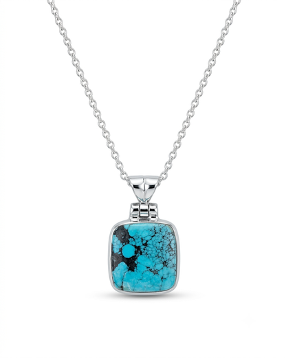 Turquoise Ketting Titus