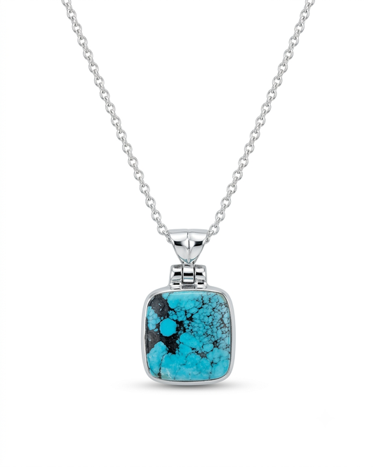 Turquoise Ketting Titus
