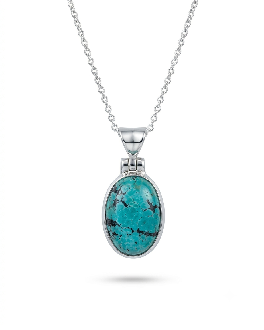 Turquoise Ketting Tita