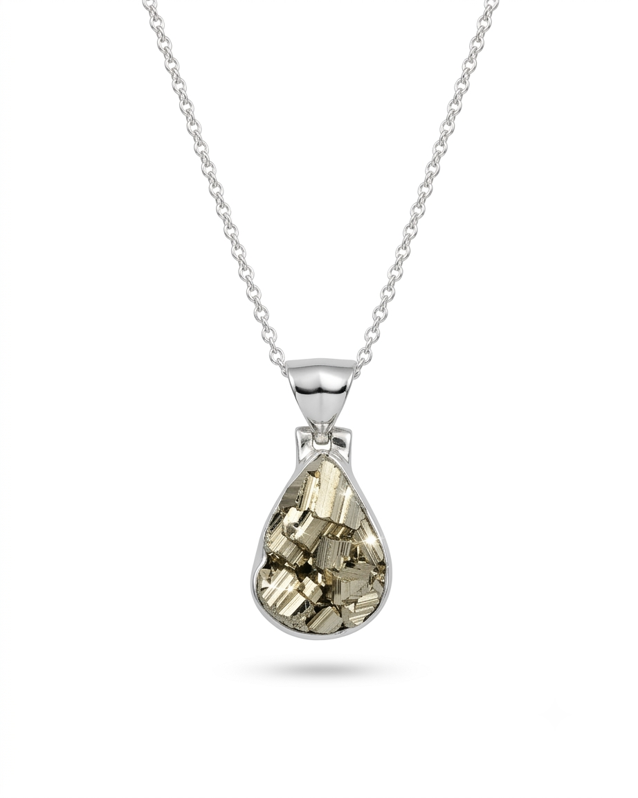 Zilveren Pyriet Ketting Audrey