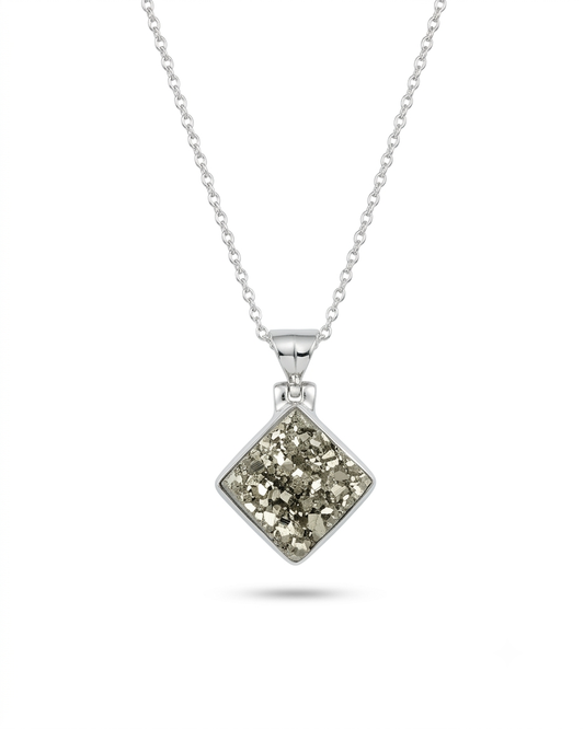 Rough Pyrite Necklace Vitalia