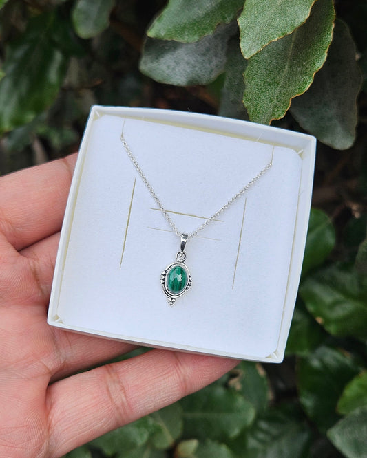Malachiet Ketting Iris