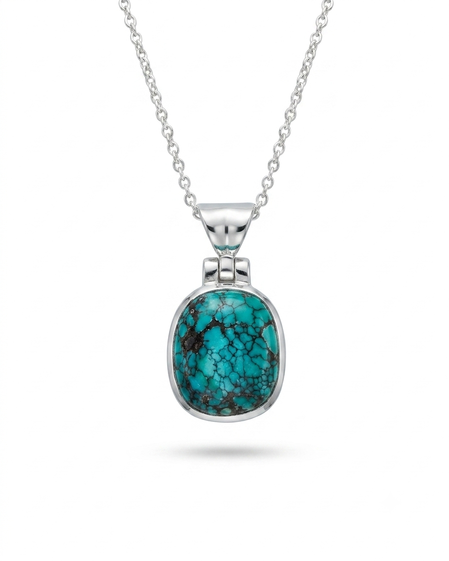 Turquoise Ketting Luxolo
