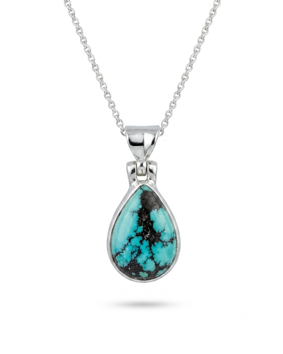 Turquoise Ketting Hekima