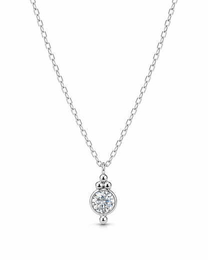 Zilveren Zirkonia Ketting Siena