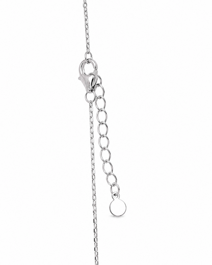 Zilveren Zirkonia Ketting Siena