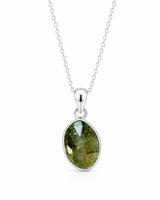 Green Tourmaline Necklace Elysia