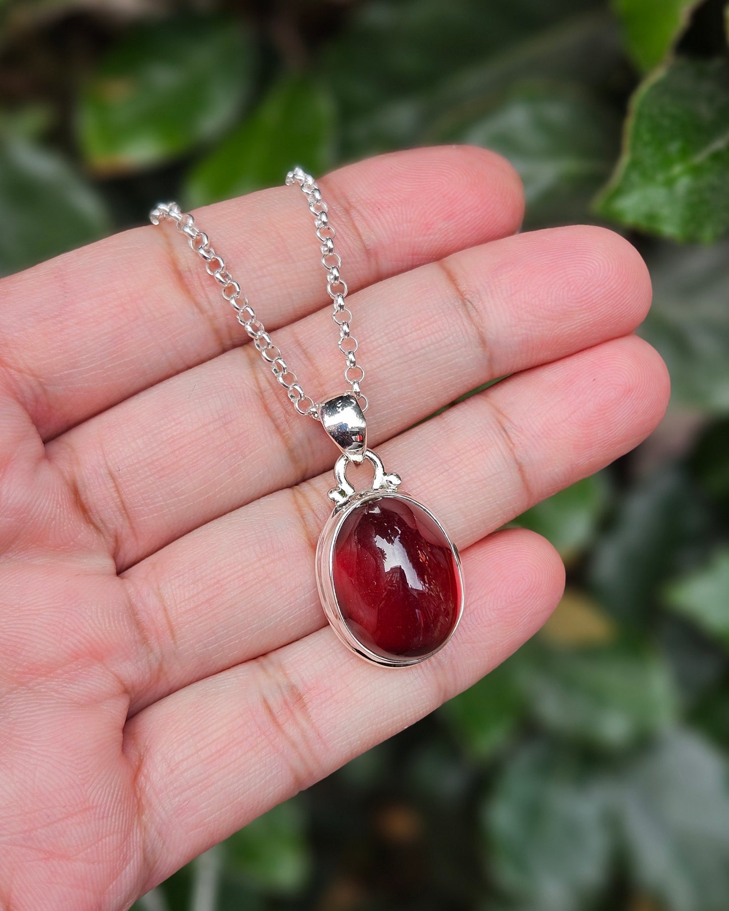 Garnet Necklace Kendra