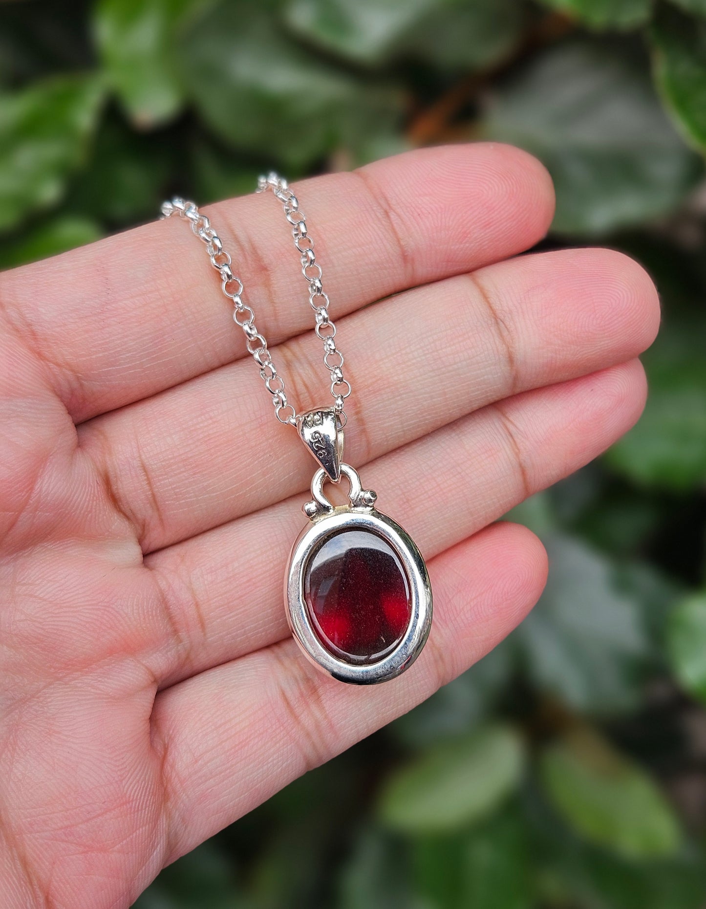 Garnet Necklace Kendra